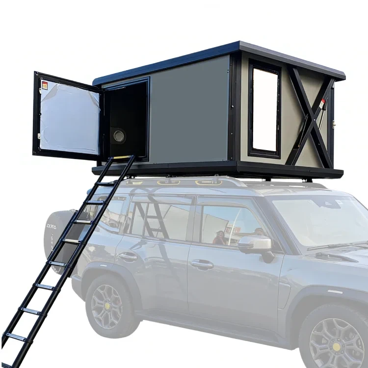 Electric HardShell Aluminum Rooftop Tent With Balcony best