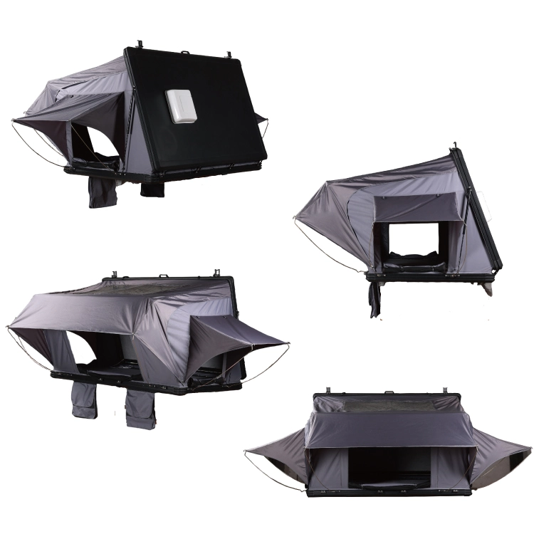 Side Open Expandable Car Rooftop Tent with Annex 4
